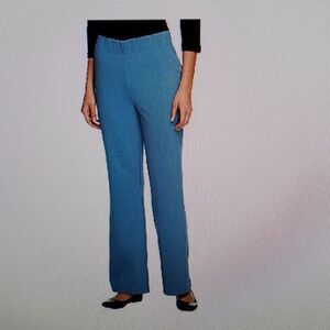 Woman with control  Petite ponte di  roma knit boot cut pants LP